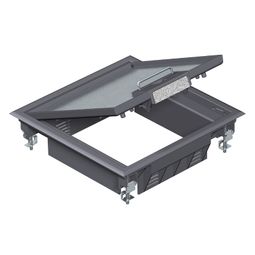 Gólfdós, fjögurra ein., toppur, GES4 U 7011, grá vörumynd