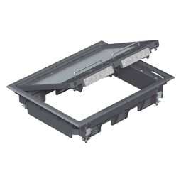 Gólfdós, sex ein., toppur, GES6 U 7011, grá vörumynd