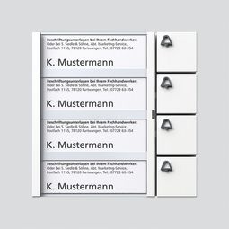 Hnappaeining f. brautarkerfi, 4 hn., hvít vörumynd