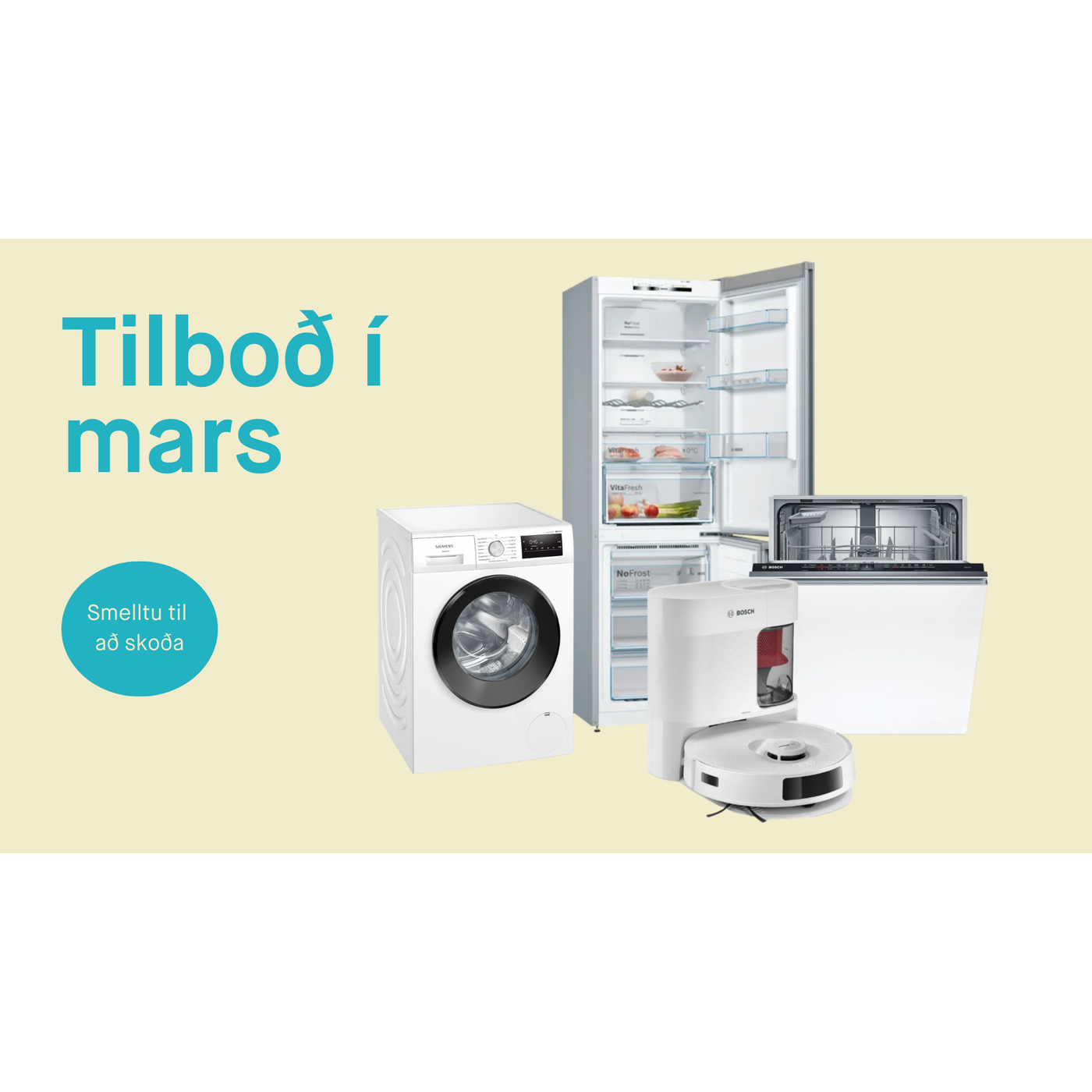 Forsíða - tilboð í mars 2026 (1920 x 1080 px)