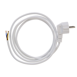 Snúra m kló 3m 3x1mm² H05VV-F hv. vörumynd