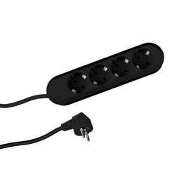 SMART fjöltengi (4), 1,5m svart vörumynd