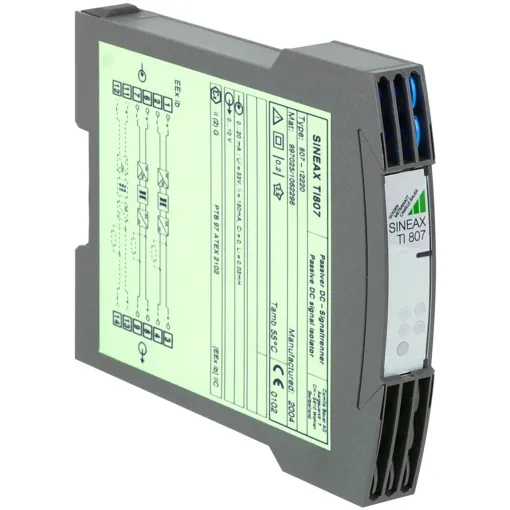 Sineax TI807 DC/DC breytir 1r. 0-20ma/0-20mA (s) vörumynd - mynd 1 af 1
