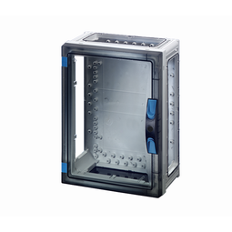 Plastkassi glær hurð st. 2 með handfangi vörumynd