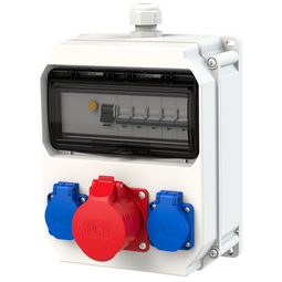 Tenglakassi LOFER4 5x16A CEE, 2x16A Schuko IP54 vörumynd