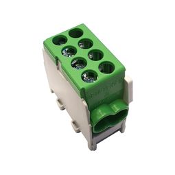 Stofntengiklemma HLAK Al/Cu 4x25mm² gulgræn vörumynd