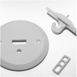 Lok f. loftdósir, m. króki vörumynd