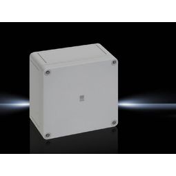 Tengibox PK, 130 x 130 x 75 mm, grátt lok, IP 66 vörumynd