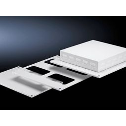 Toppur 600 x 600 mm, með rist, IP 43(f) vörumynd