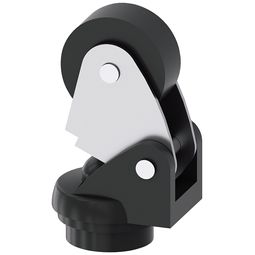 Haus á stöðurofa, málmarmur, plasthjól, 22 mm vörumynd