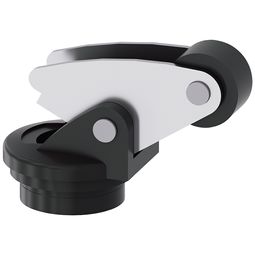 Haus á stöðurofa, málmarmur, plasthjól, 13 mm vörumynd