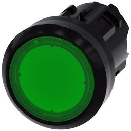 Þrýstihnappur f. LED af / á, grænn vörumynd