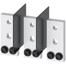 Skinnusett, beint + skilveggur f. 3VA15+25 vörumynd