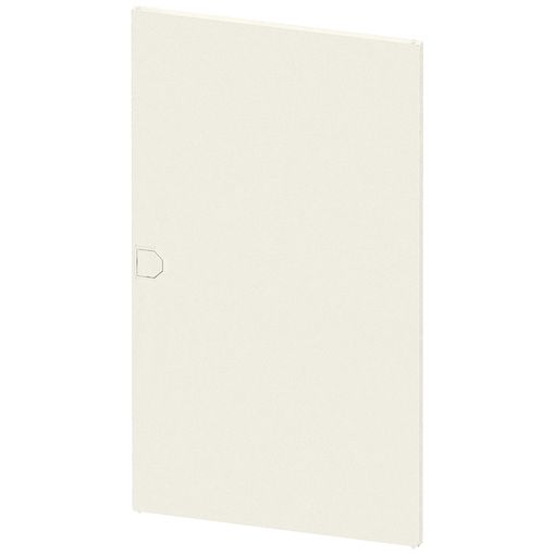 Hurð á 36 eininga áfellda greinikassa, hvítt plast vörumynd - mynd 1 af 3