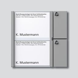 Hnappaeining f. brautarkerfi, 2 hn., titangrá vörumynd