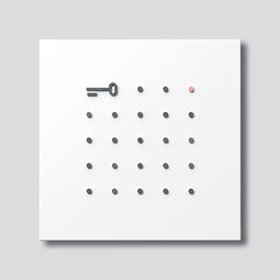 Lesari f. plastlykla, hvítur vörumynd