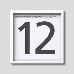 Upplýsingaskilti, hvítt vörumynd