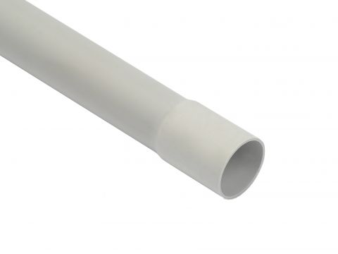 Rör með hólk, áfellt, 20 mm, grátt 3m - VMVRM20 HG