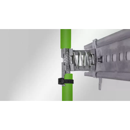 SF/SKZ skermklemma 3-8mm á DIN-skinnu, m. togfestu vörumynd