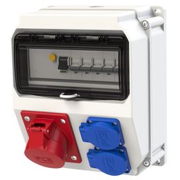 Tenglakassi LOFER7 1x16A CEE 2x16A IP54 vörumynd