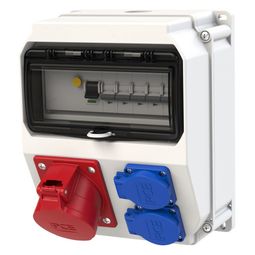 Tenglakassi LOFER7 1x32A CEE 2x16 A IP54 vörumynd