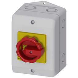 Aðalrofi í húsi, 16 A, rautt handfang vörumynd