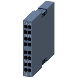 Hjálparsnertur f. S00, 1 N0 + 1 NC, á hlið, stungu vörumynd