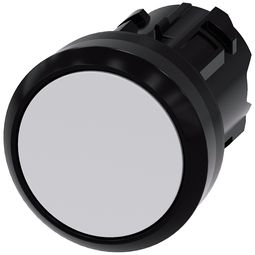 Þrýstihnappur fjaðrandi, hvítur vörumynd