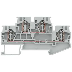 Raðtengi 4 q, st. tengi, 2ja hæða, 32 A, 500 V vörumynd