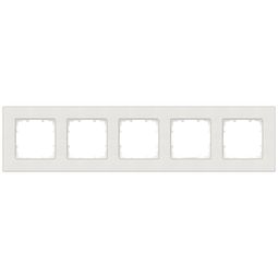 Rammi fimmfaldur DELTA miro, títanhvítur vörumynd