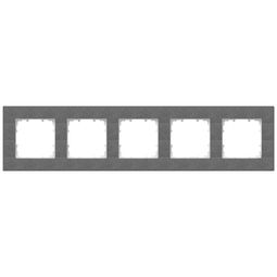 Rammi fimmfaldur DELTA miro, svargrár vörumynd