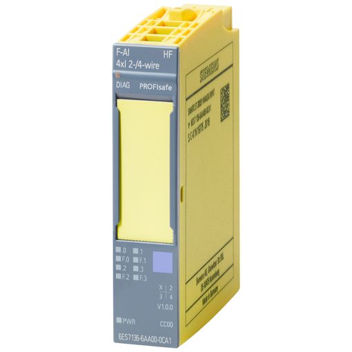 Inngangseining ET 200SP, 4 F-AI, I 2-/4-víra, HF vörumynd - mynd 1 af 4