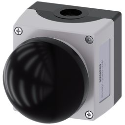 Þrýstihnappur í húsi, fja., stór, svartur, 1 NO vörumynd