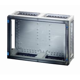 Plastkassi glær hurð st. 4 án handfangs vörumynd