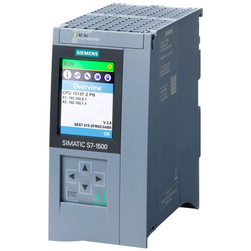 Miðeining S7-1500, CPU 1515F-2 PN vörumynd - mynd 1 af 4