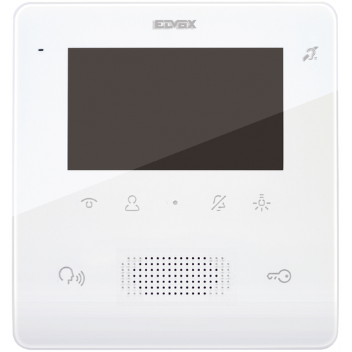 Innitæki, handfrjálst m. 4,3" skjá, hvítt vörumynd - mynd 1 af 1