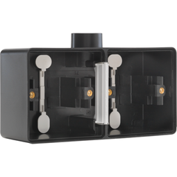 Tvöfalt box utanáliggjandi IP44 lárétt f/nippla vörumynd