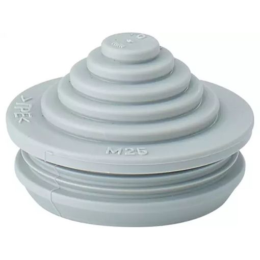 Þétting/tútta M25 IP55, RAL 7035 vörumynd - mynd 1 af 2