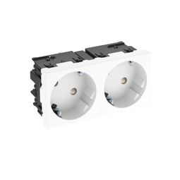 Tengill tvöfaldur, hvítur, STD-3DSC RW2 vörumynd