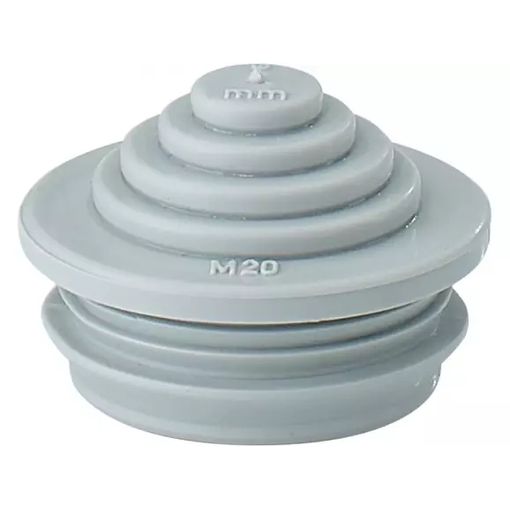 Þétting/tútta M20 IP55, RAL 7035 vörumynd - mynd 1 af 2