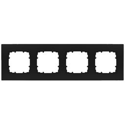 Rammi fjórfaldur DELTA miro, svartur vörumynd