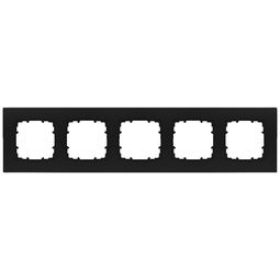 Rammi fimmfaldur DELTA miro, svartur vörumynd