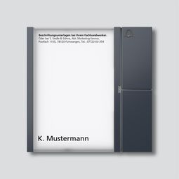 Hnappaeining f. brautarkerfi, 1 hn, dökkgrá vörumynd