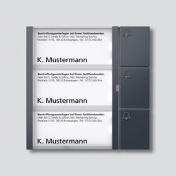 Hnappaeining f. brautarkerfi, 3 hn., dökkgrá vörumynd