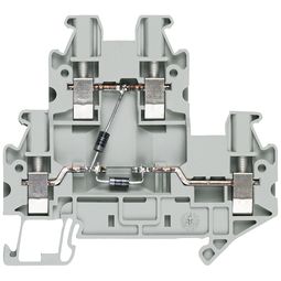 Raðtengi 4q með díóðum, 28 A/0,5 A 500 V vörumynd