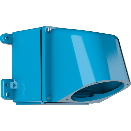 Vegghús, DS9, málmur, blátt,  70gr., f. M63 nippil vörumynd - mynd 1 af 2