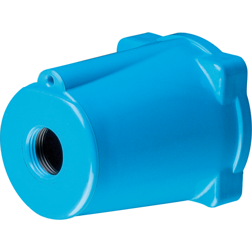 Strenghús, DS9, plast, blátt, fyrir M63 nippil vörumynd - mynd 1 af 2