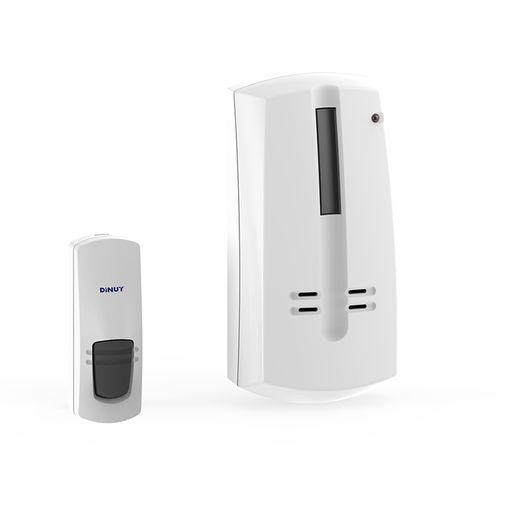 Þráðlaus dyrabjalla í tengil, hnappur fylgir. vörumynd - mynd 1 af 1