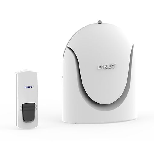 Þráðlaus dyrabjalla fyrir rafhlöðu, hnappur fylgir vörumynd - mynd 1 af 1