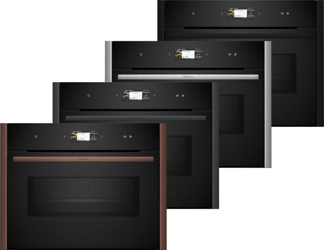 Sambyggður baksturs- og örbylgjuofn, NEFF, N 90 vörumynd - mynd 1 af 17